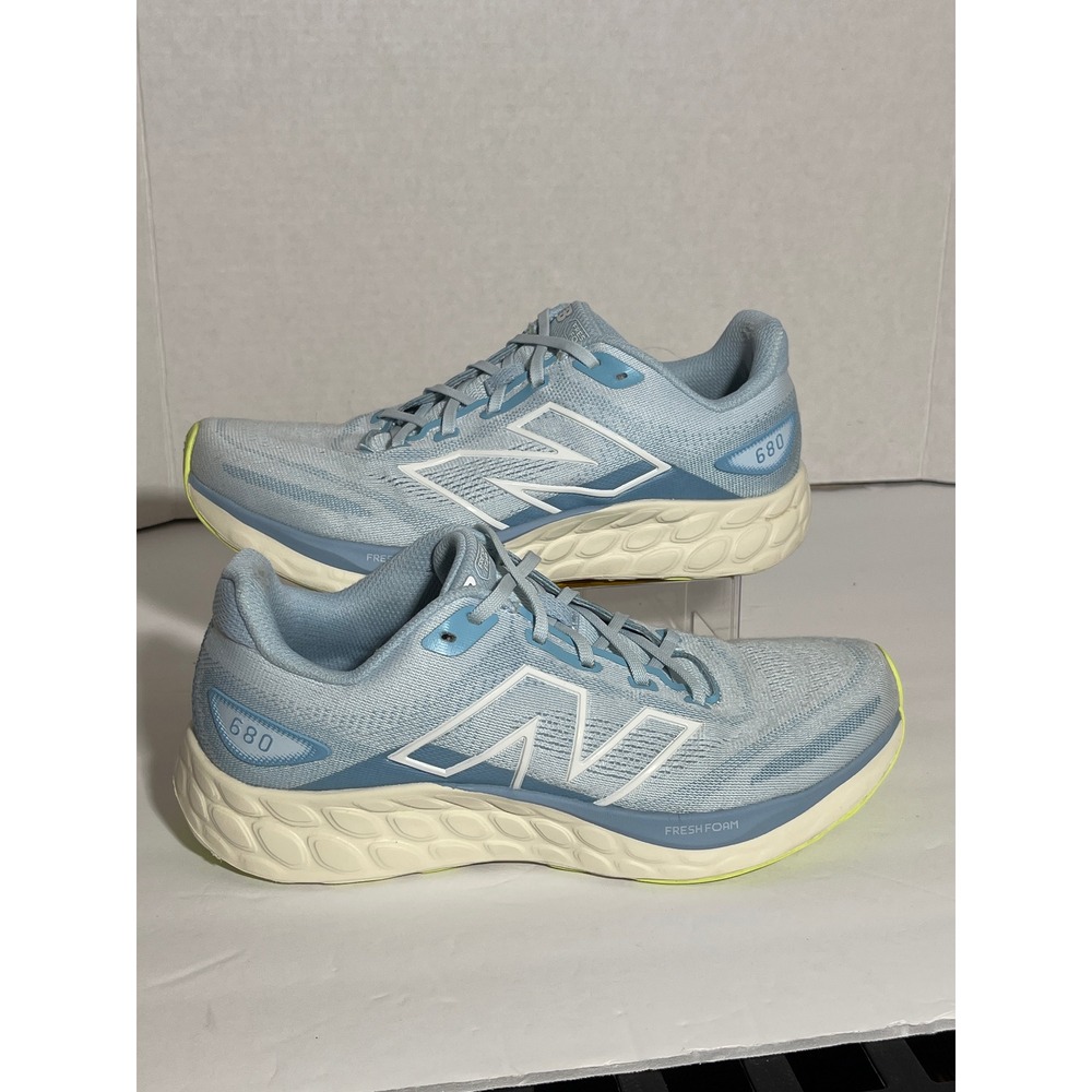 New Balance Fresh Foam 680‎ v8 Womens Blue Running Shoes W680LT8 Size 9.5